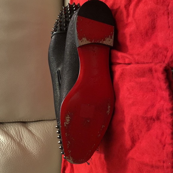 MENS CHRISTIAN LOUBOUTIN SPOOKY SPIKED LOAFERS!! main image 13